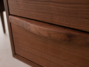 Kurt Three-Drawer Desk