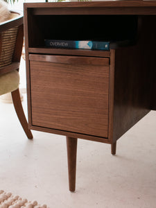 Kurt Three-Drawer Desk