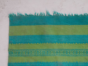 70's Teal Rug from Ackermans Estate