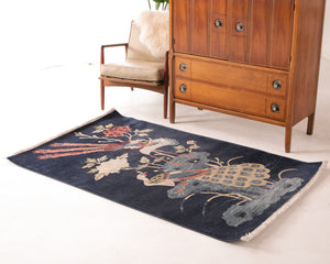 Japanese Vintage Rug Tapestry