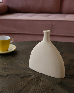 Cream Modernist Vessel