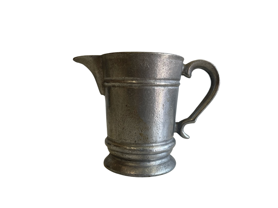 Antique Pewter Water Pitcher