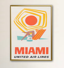 Load image into Gallery viewer, Miami United Airlines Travel
