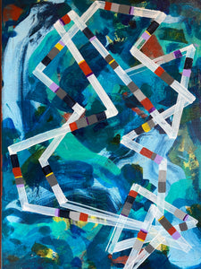 Intermetaverse by Elizabeth Marz Acrylic on Canvas