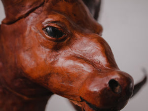 Ram Leather Sculpture