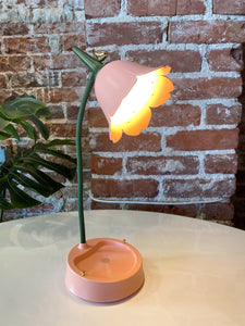 Modern Pink Flower LED Lamp