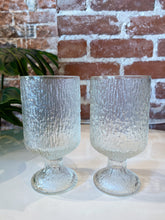 Load image into Gallery viewer, Vintage “Crystal Ice” Glasses - Set of 2
