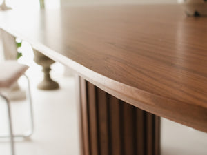 Dalia Oval Walnut Table