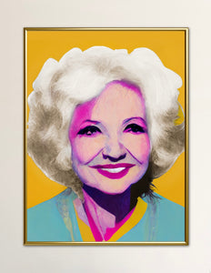 Betty White Pop Art