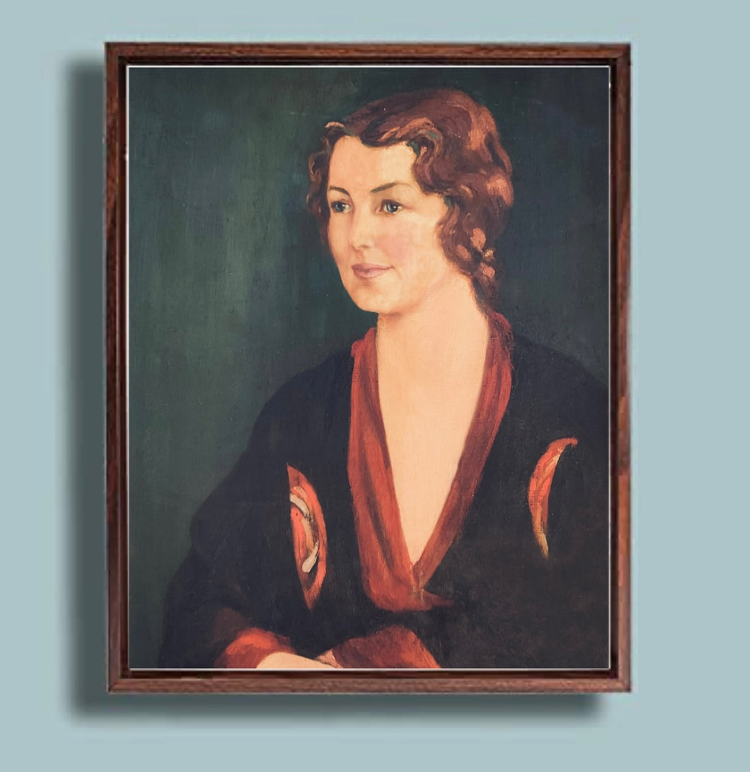 Portrait of Woman in Robe