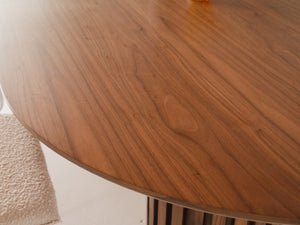 Dalia Oval Walnut Table