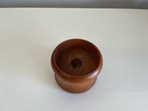 Teak Candle Holder