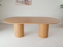 Load image into Gallery viewer, Dalia Oval Blonde Table
