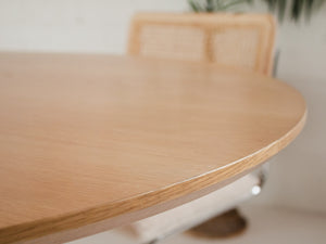 Dalia Oval Blonde Table