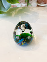 Load image into Gallery viewer, Vintage Egg Shaped Glass Paperweight
