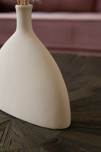 Cream Modernist Vessel