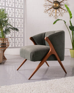 Park Avenue Chair in Pesto