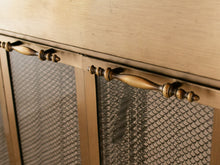 Load image into Gallery viewer, Brushed Brass Fire Place Screen frame
