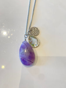 Amethyst Purple Necklace