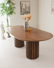 Load image into Gallery viewer, Dalia Oval Walnut Table
