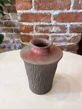 Load image into Gallery viewer, Vintage Grey Stoneware Vase
