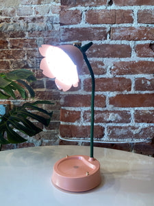 Modern Pink Flower LED Lamp