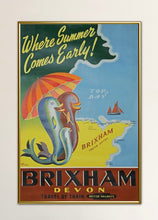 Load image into Gallery viewer, Brixham Travel Poster
