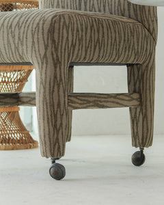 Karl Springer Vanity Stool