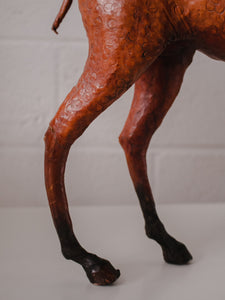 Ram Leather Sculpture