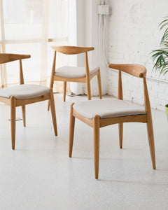 Ethan Dining Chair in Light Wood