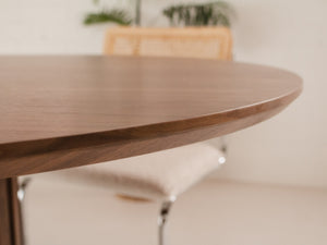 Dalia Oval Walnut Table