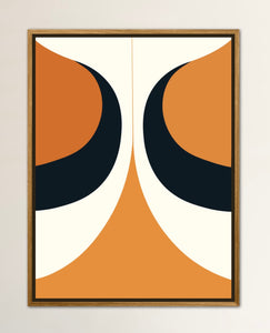 Orange 70’s Art