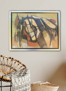 Mid Century Abstract Vintage